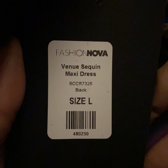 Sequence Maxi Nightout Dress - Picture 4 of 4